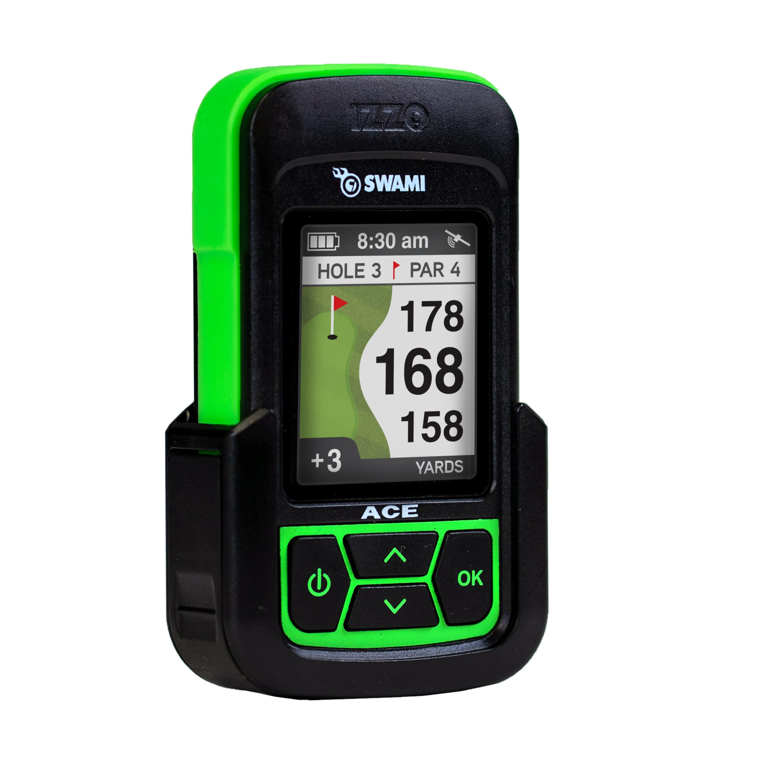 Foto 6 pulgar | Telémetro Gps Para Golf Izzo Golf Swami Ace Verde Lima - Venta Internacional.
