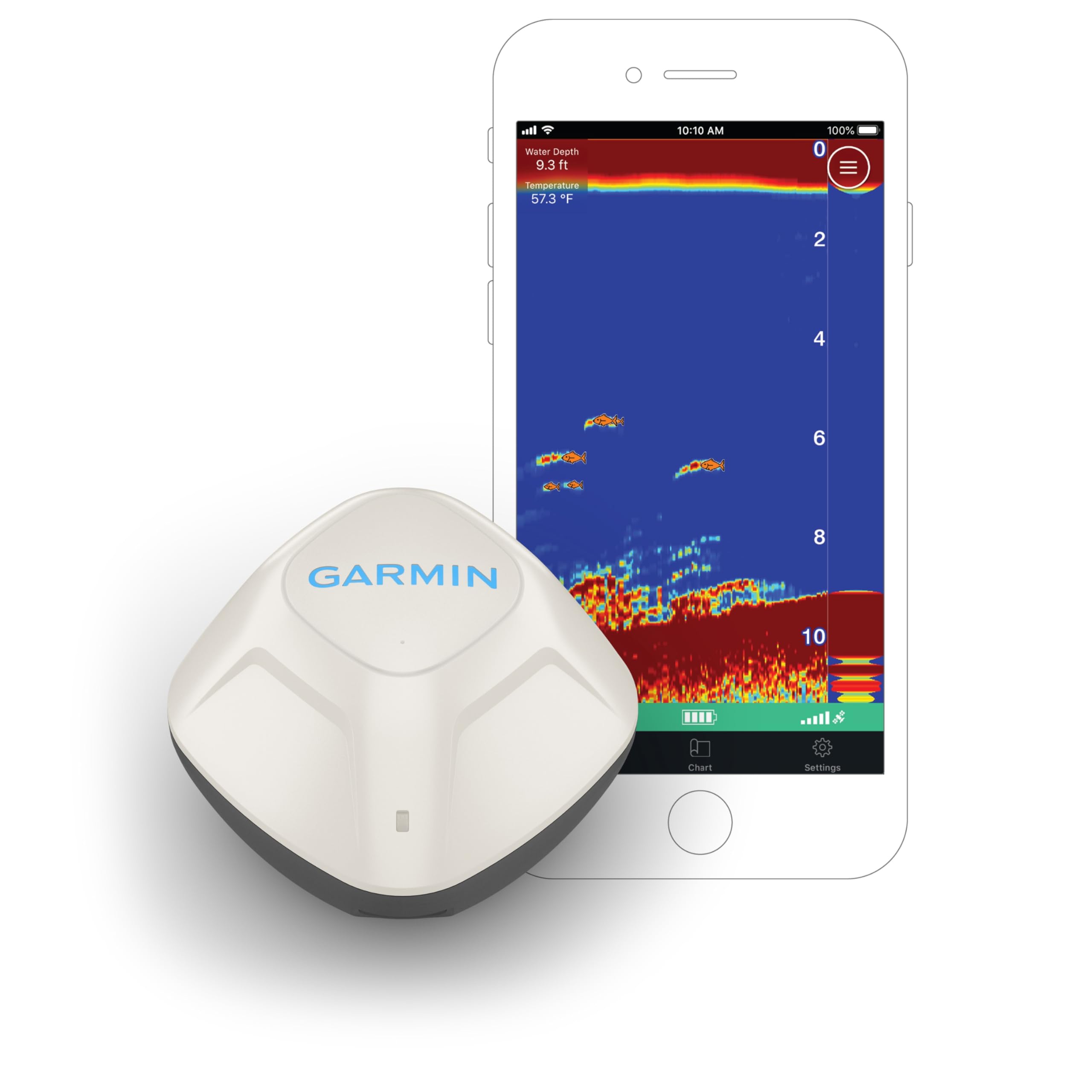 Foto 2 | Sonar Garmin Striker Cast Castable Con Emparejamiento De Dispositivos Móviles - Venta Internacional.
