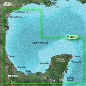 Tarjeta Sd Garmin Bluechart G3 Vision Hd Vus032r Golfo Sur - Venta Internacional. $10,409