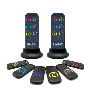 Foto 1 | Localizador De Artículos Rf Key Finder Simjar De 80 Db+ Con 6 Receptores De 40 M De Alcance - Venta Internacional.