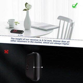 Foto 3 | Localizador De Artículos Rf Key Finder Simjar De 80 Db+ Con 6 Receptores De 40 M De Alcance - Venta Internacional.