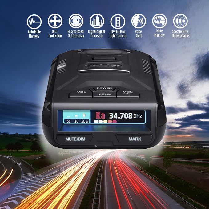 Foto 6 | Detector De Radar Uniden R3 Extreme Long Range Con Gps, Negro - Venta Internacional.