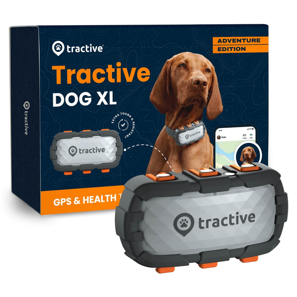 Foto 2 pulgar | Localizador Gps Tractive Xl Para Perros (más De 23 Kg) Con Control De Salud - Venta Internacional.