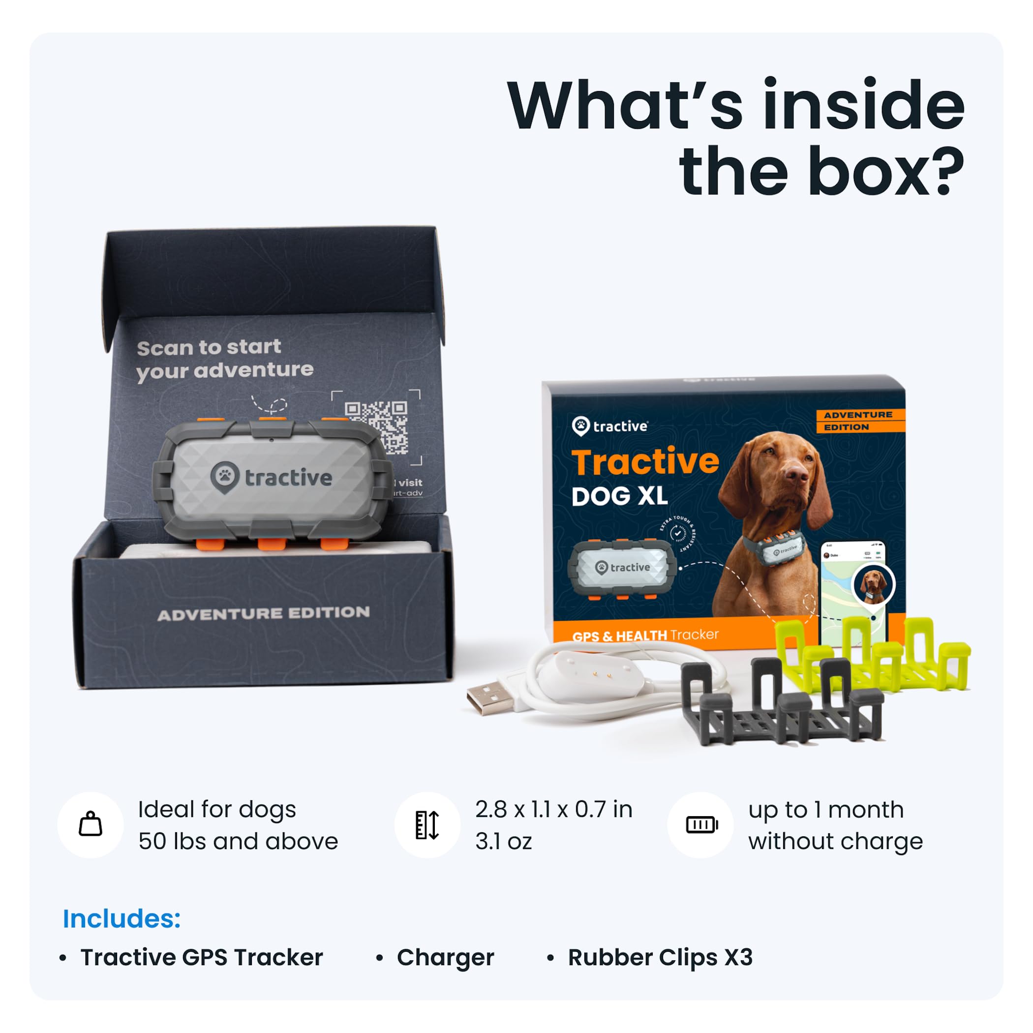 Foto 6 pulgar | Localizador Gps Tractive Xl Para Perros (más De 23 Kg) Con Control De Salud - Venta Internacional.