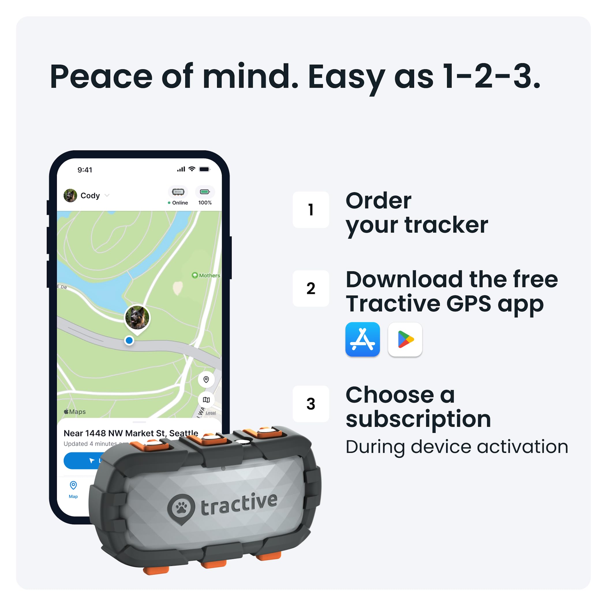 Foto 7 | Localizador Gps Tractive Xl Para Perros (más De 23 Kg) Con Control De Salud - Venta Internacional.