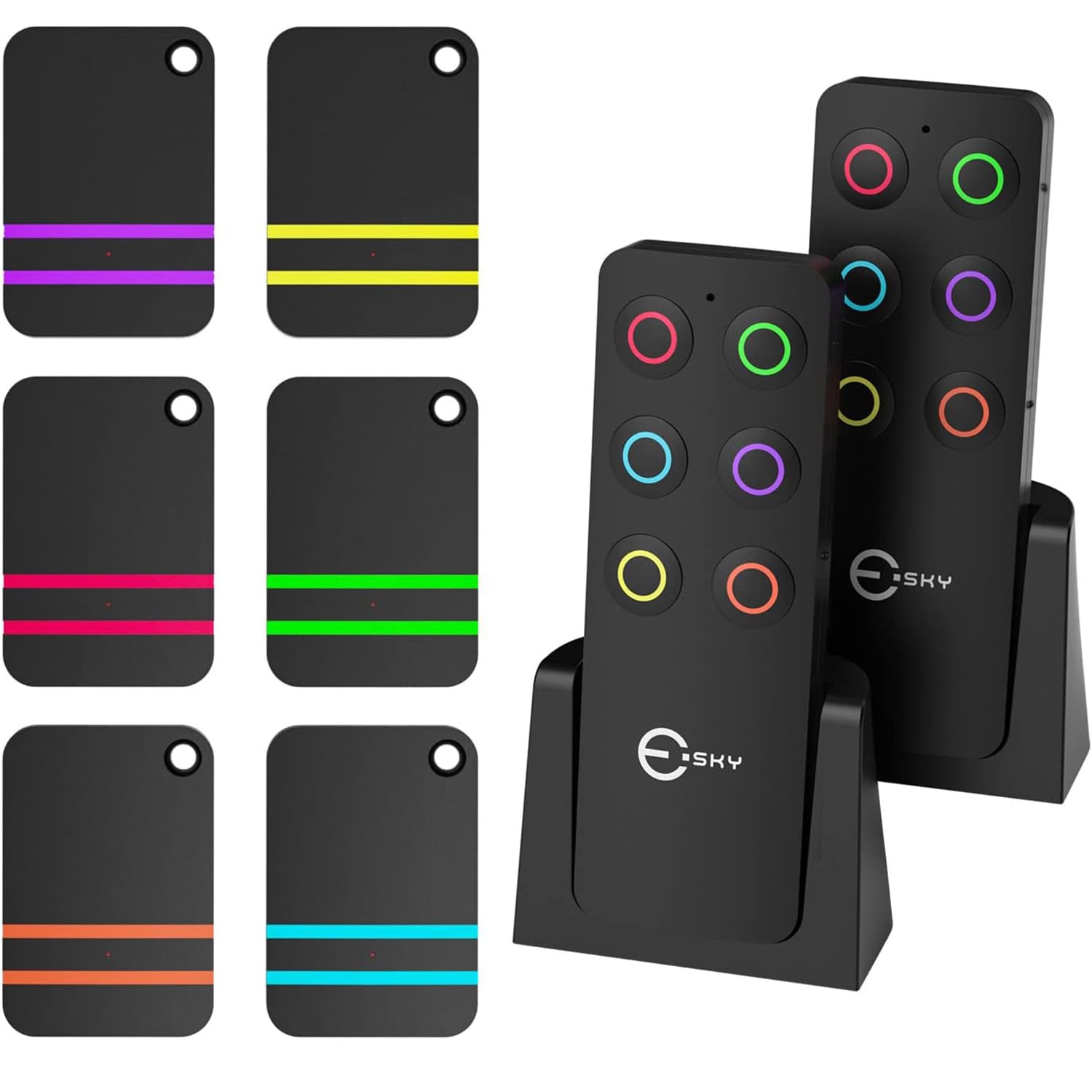 Foto 2 pulgar | Rastreador Key Finder Esky Wallet Con Transmisor Adicional Y 6 Receptores - Venta Internacional.