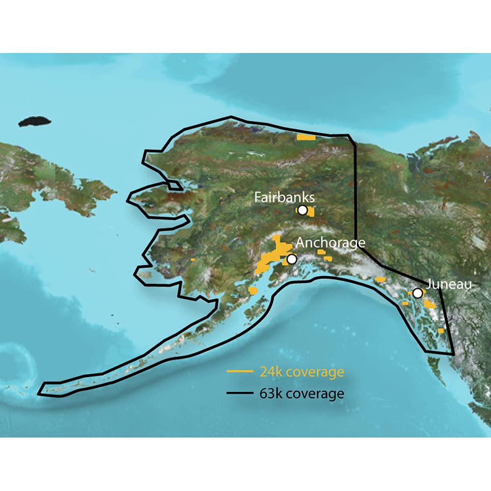 Foto 1 | Mapa Topográfico Garmin Topo Alaska Enhanced Microsd/sd - Venta Internacional.