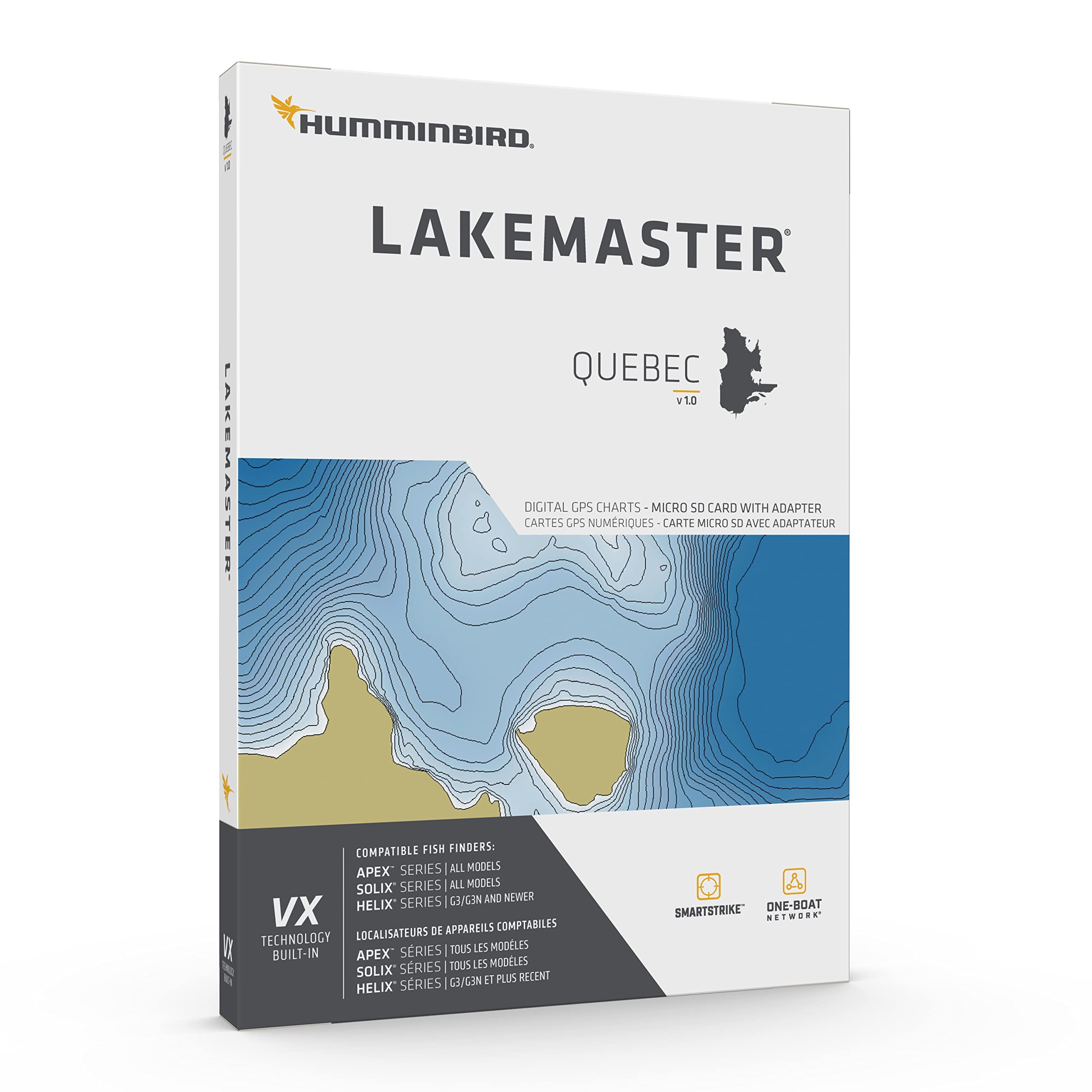 Foto 3 pulgar | Plotter Gps Humminbird 601021-1 Lakemaster Quebec V1 - Venta Internacional.