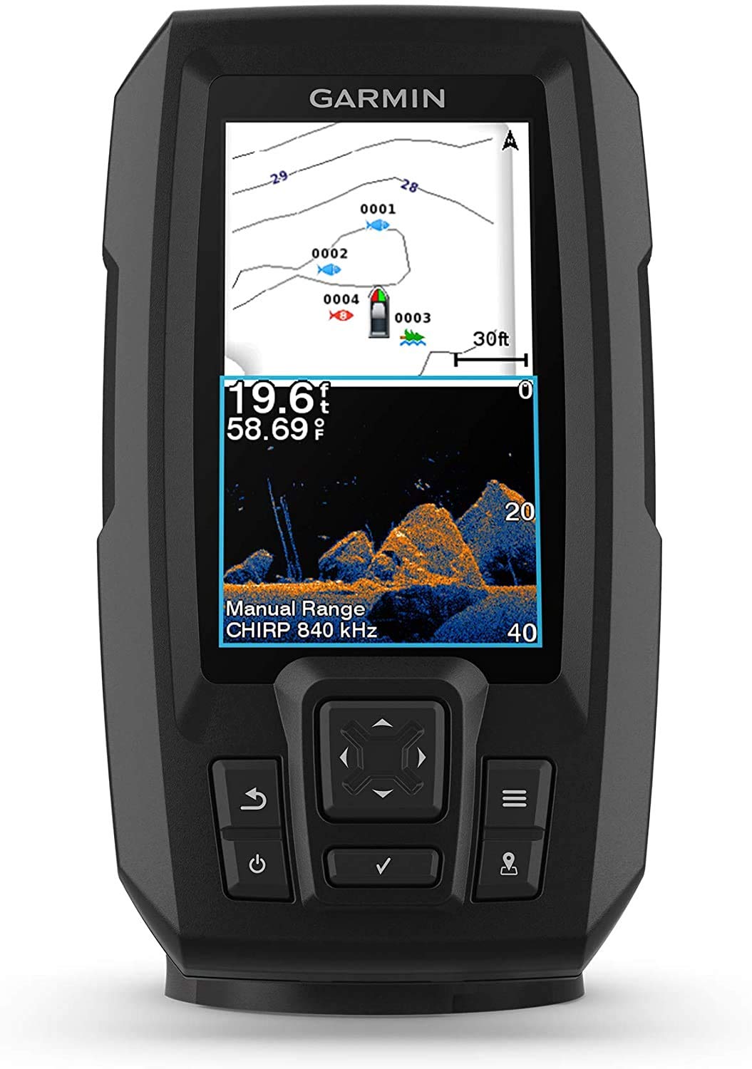 Foto 3 | Fishfinder Garmin Striker Vivid De 4 Cv Con Transductor De 4 Pulgadas - Venta Internacional.