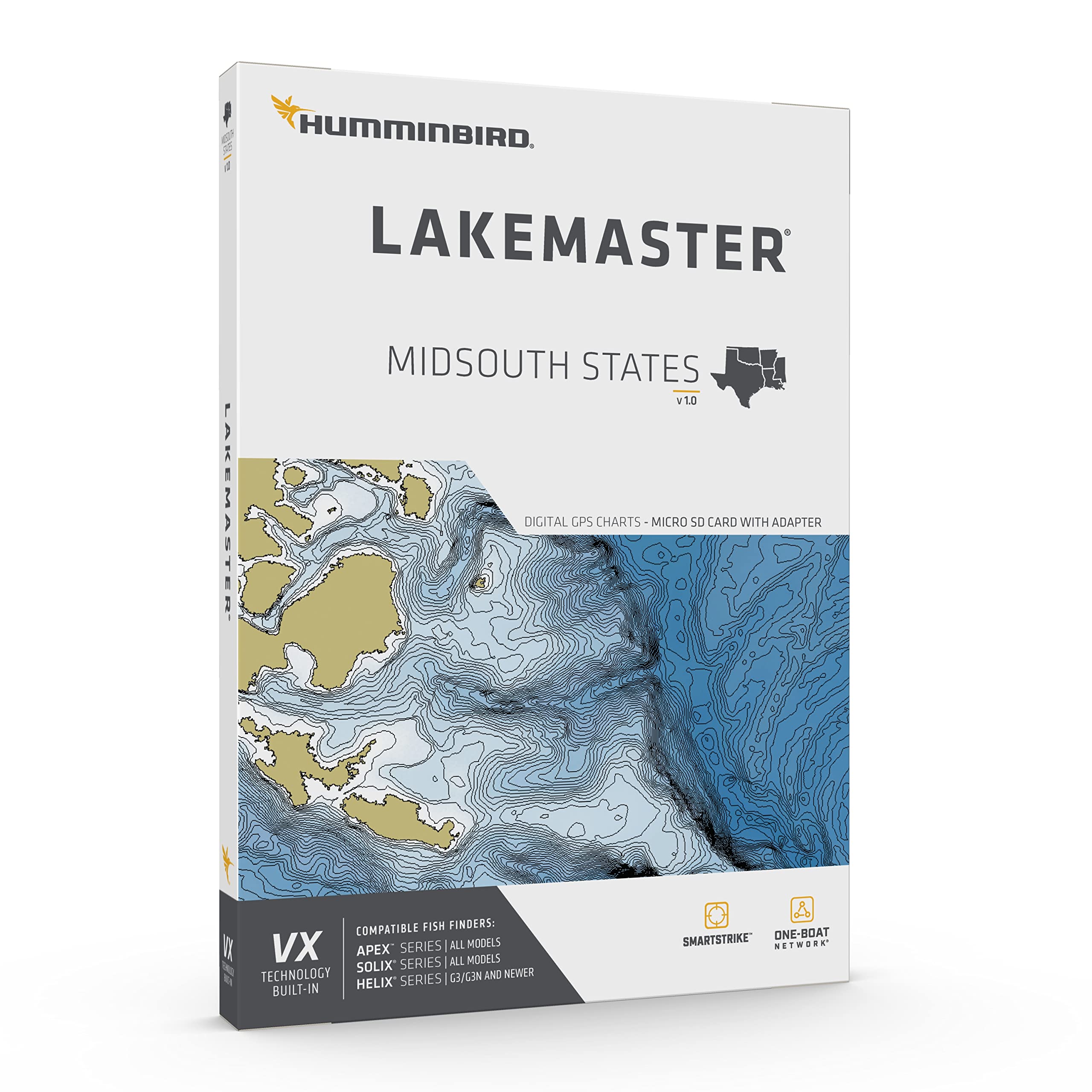 Foto 3 pulgar | Trazador Gps Humminbird 601005-1 Lakemaster Midsouth V1 - Venta Internacional.