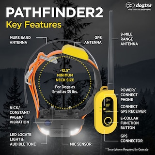 Foto 3 | Collar De Adiestramiento De Perros Con Gps Dogtra Pathfinder 2 Para Tamaño Mediano Y Grande - Venta Internacional.