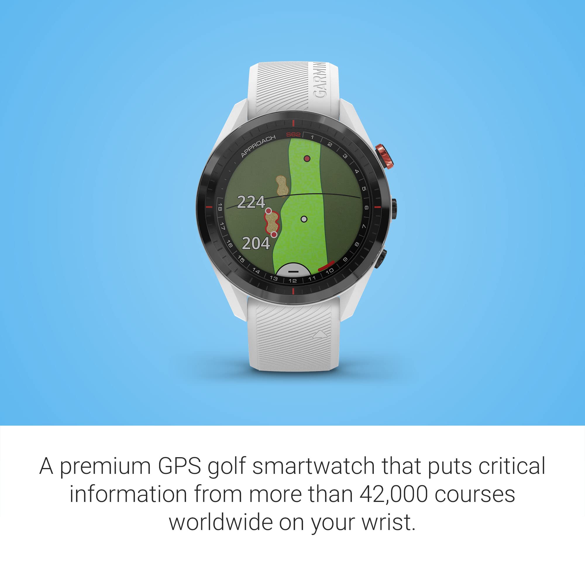 Foto 5 pulgar | Reloj Gps Para Golf Garmin Approach S62 Premium Color Blanco - Venta Internacional.