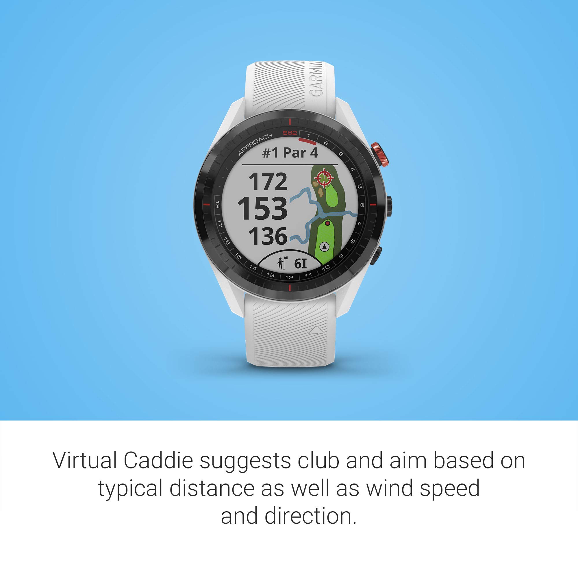 Foto 6 pulgar | Reloj Gps Para Golf Garmin Approach S62 Premium Color Blanco - Venta Internacional.