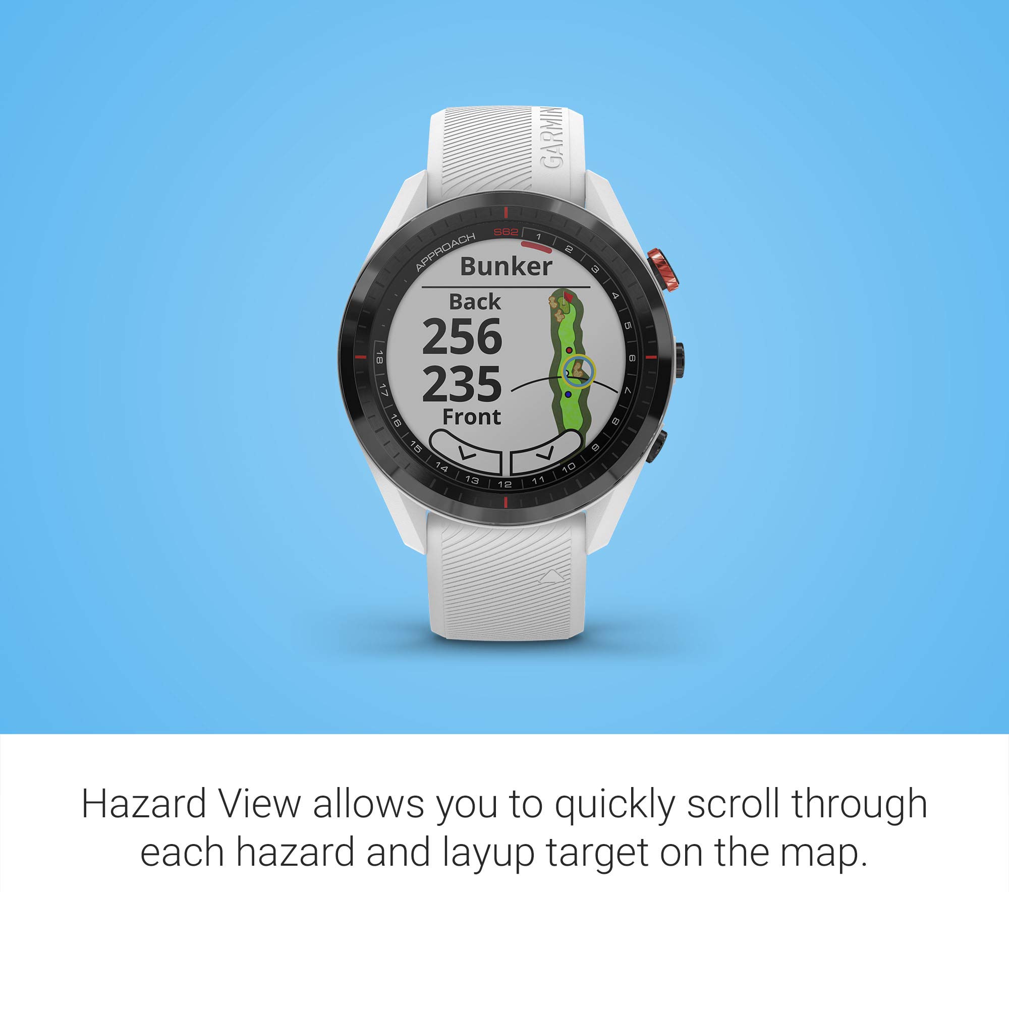 Foto 7 pulgar | Reloj Gps Para Golf Garmin Approach S62 Premium Color Blanco - Venta Internacional.