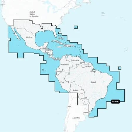 Tarjeta Microsd Garmin Navionics+ De México A Brasil - Venta Internacional. $5,687