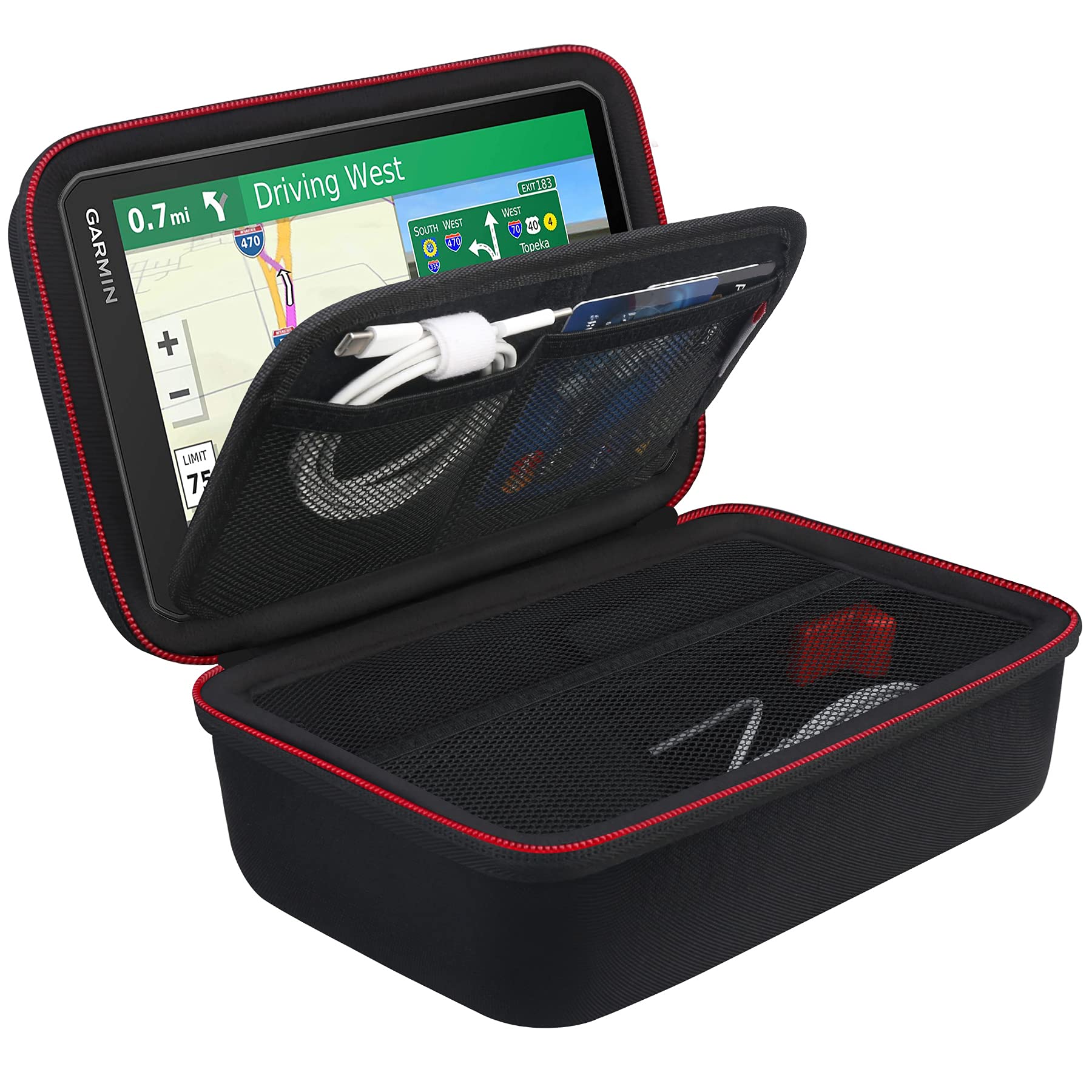 Foto 2 pulgar | Funda Gps Rígida Bovke Para Garmin Drivesmart 76/65/61 De 6 A 7 Pulgadas - Venta Internacional.
