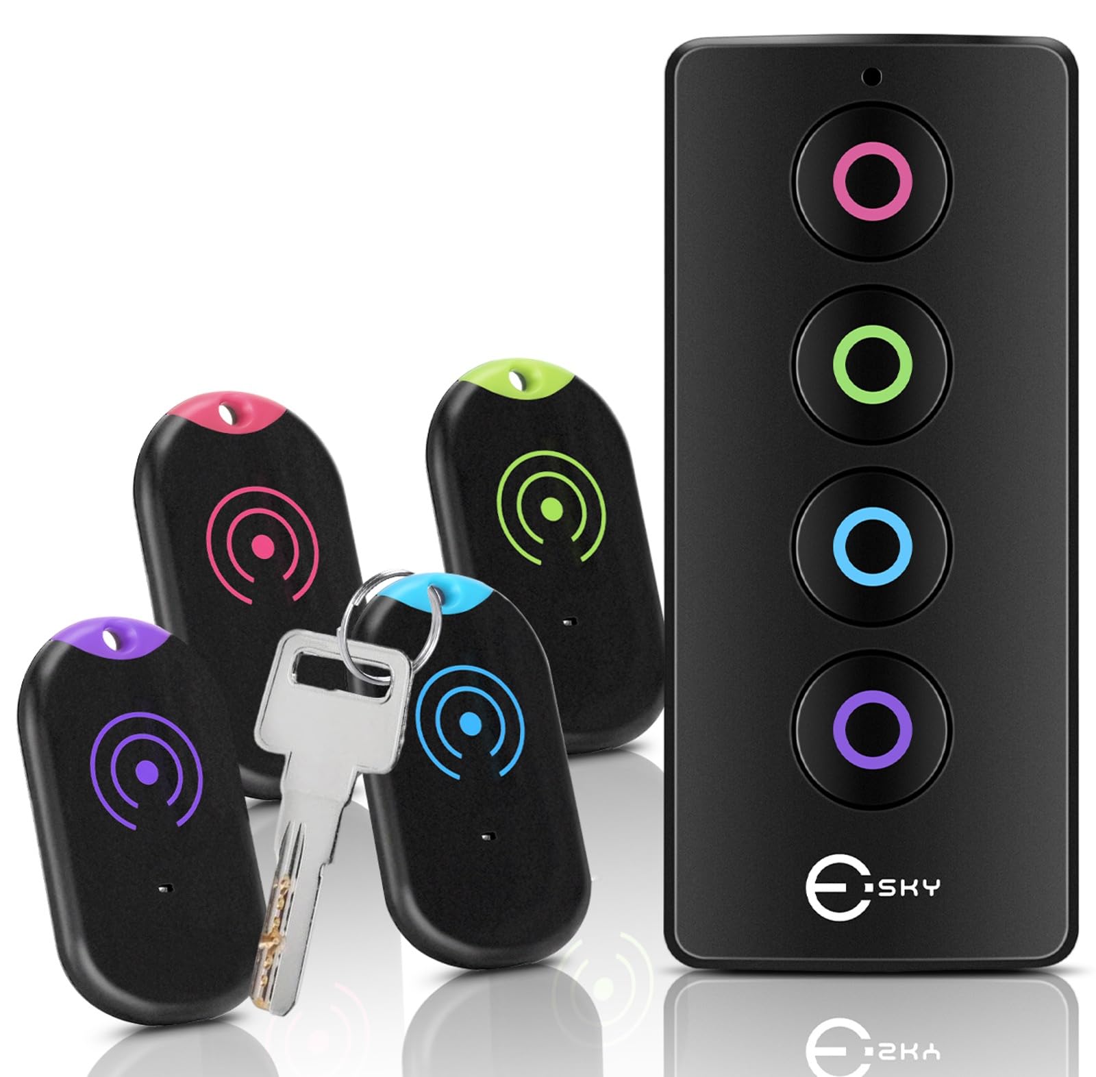 Foto 2 pulgar | Buscador De Llaves Esky Ultra Slim Con 4 Receptores De Sonido De 80 Db - Venta Internacional.