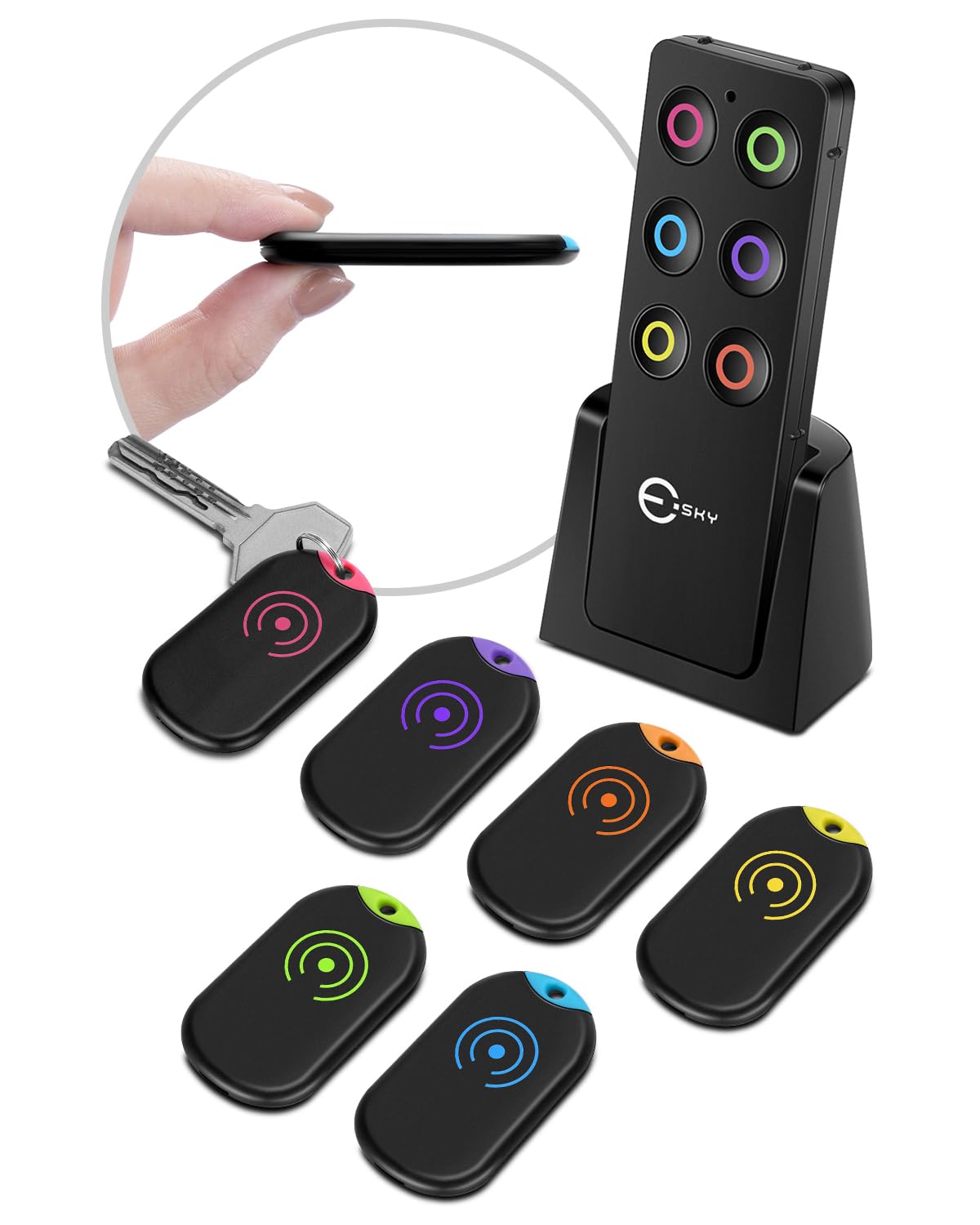 Foto 1 | Buscador De Llaves Esky Ultra Slim Con 6 Receptores De Sonido De 80 Db - Venta Internacional.