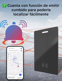Foto 3 | Tarjeta Localizador/Rastreo GPS De Objetos Recargable Solo Compatible Con IOS