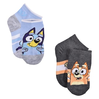 Foto 3 | Calcetines Bluey Quarter Para Niños De 2 A 4 Toneladas, Paquete De 10 Unidades, Color Gris Pálido - Venta Internaciona