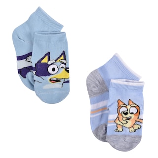 Foto 5 | Calcetines Bluey Quarter Para Niños De 2 A 4 Toneladas, Paquete De 10 Unidades, Color Gris Pálido - Venta Internaciona