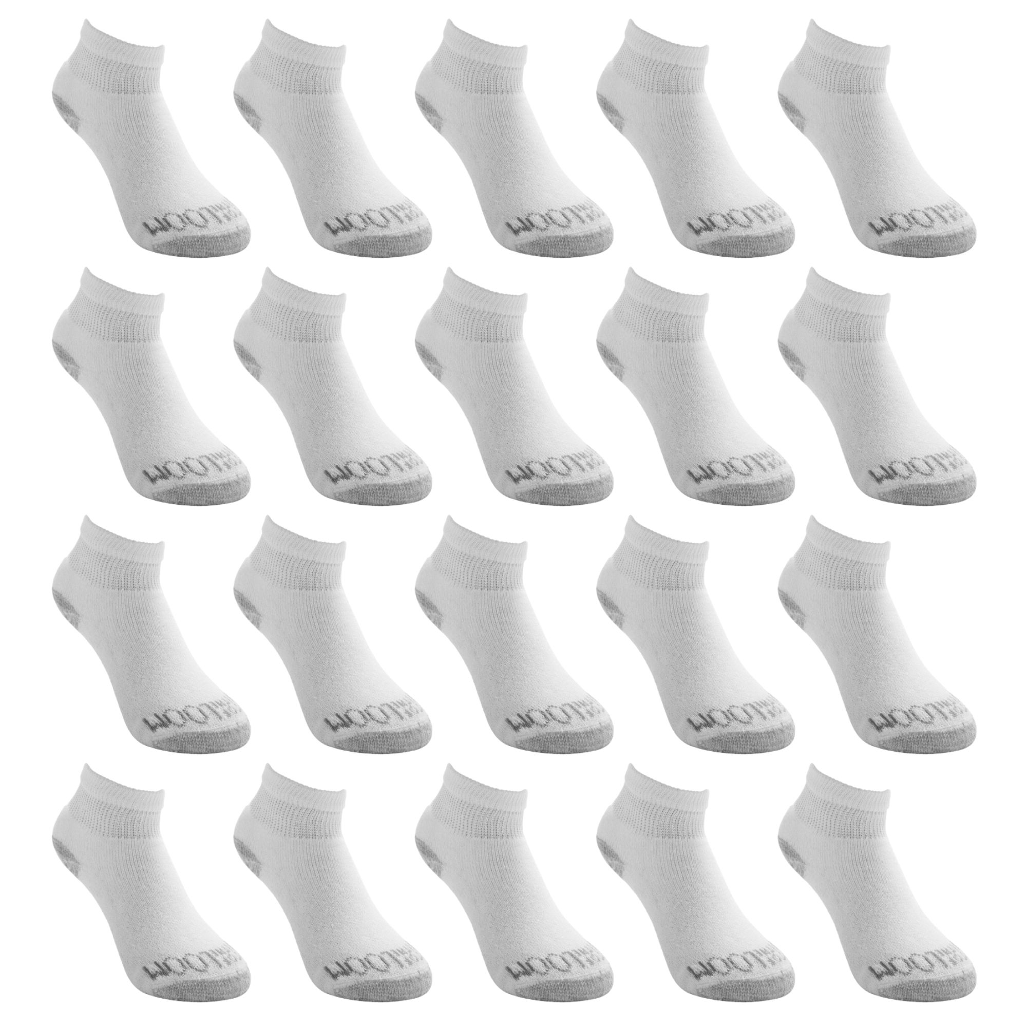 Foto 2 | Tines Fruit of the Loom Blancos para Niño 20 Pares