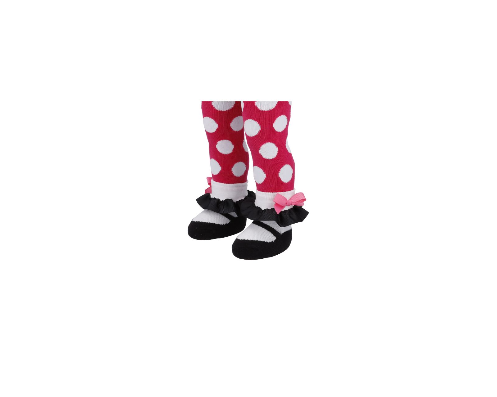 Foto 4 pulgar | Malla Fucsia BABY BOOM Lunares Blancos