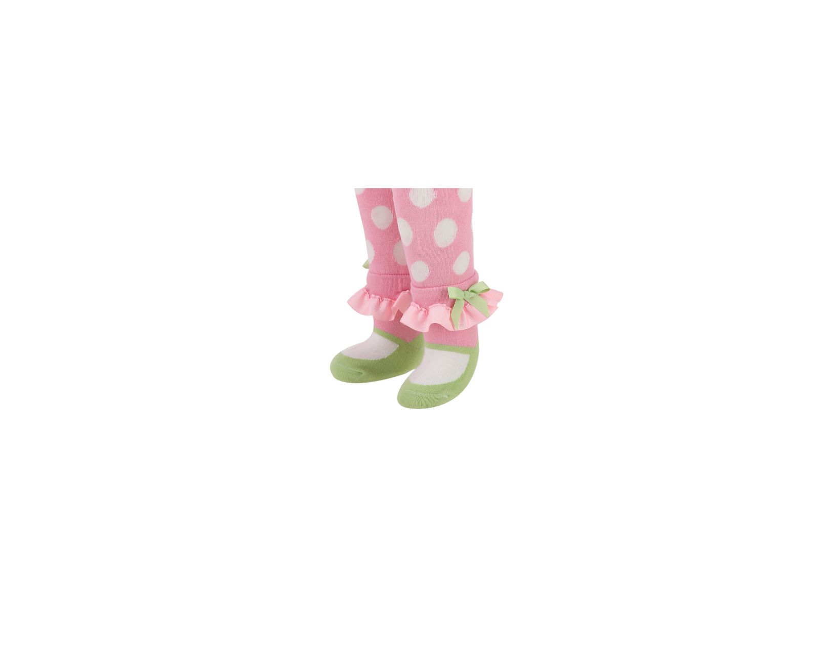 Foto 4 pulgar | Mallas Baby Room BM06 color Rosa con Lunares Blancos para Niña