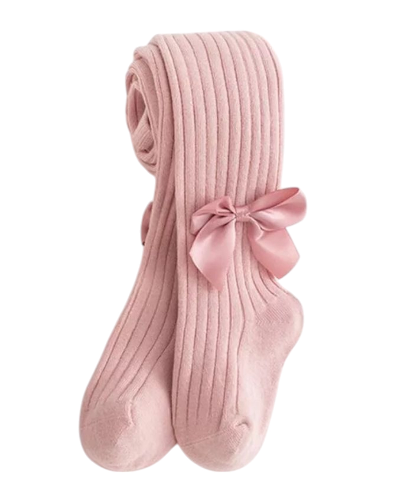 Malla C/moño Para Niña Baby Room Color Palo De Rosa Acabado Fino Y Suave.