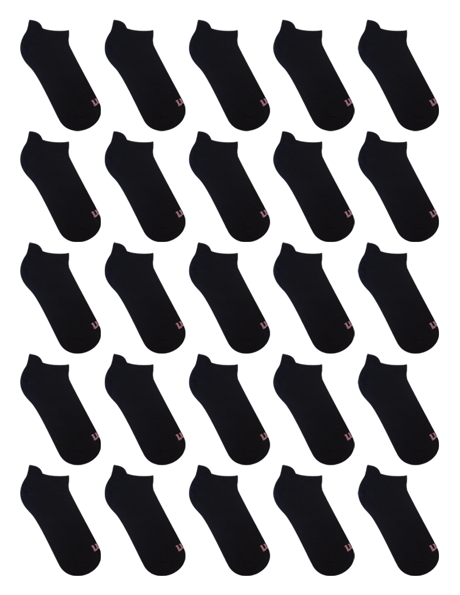 Foto 3 pulgar | Paquete Tin para Niña Wilson Sin Felpa 25 Pares color Negro Pique