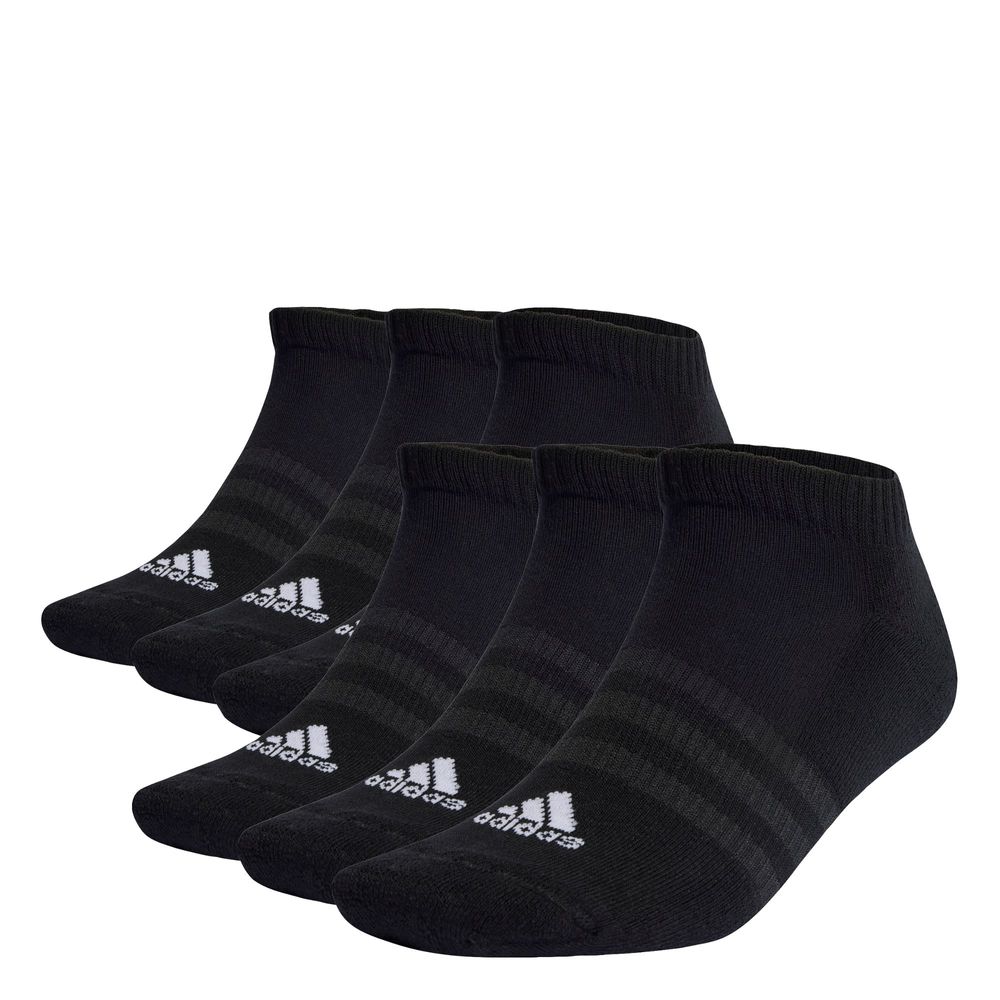 Foto 2 pulgar | Calcetines Acolchados Adidas Sportswear Negros 6 Pares Unisex