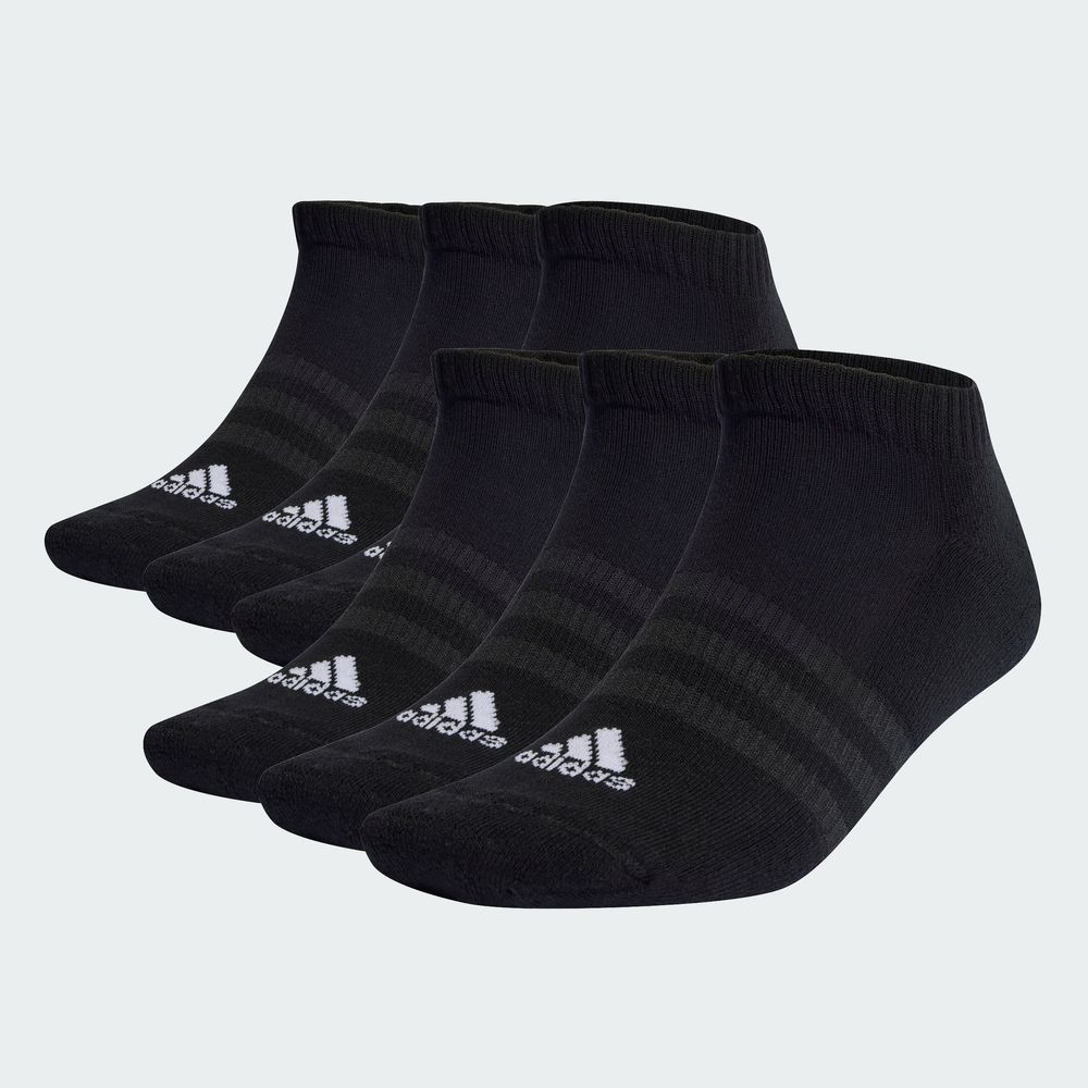 Foto 3 pulgar | Calcetines Acolchados Adidas Sportswear Negros 6 Pares Unisex