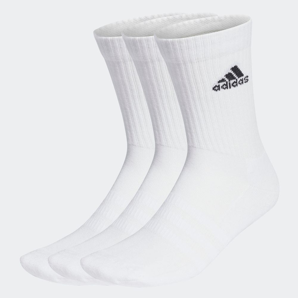 Foto 3 pulgar | Calcetines Adidas 3 Pares Blancos Unisex