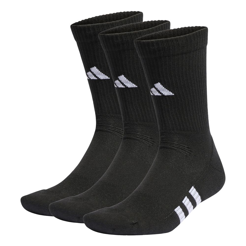 Foto 2 pulgar | Calcetines Clásicos Adidas Performance Cushioned Negras Unisex 3 Pares