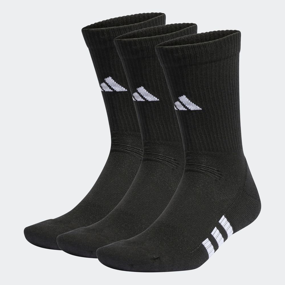 Foto 3 pulgar | Calcetines Clásicos Adidas Performance Cushioned Negras Unisex 3 Pares