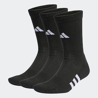 Foto 2 | Calcetines Clásicos Adidas Performance Cushioned Negras Unisex 3 Pares