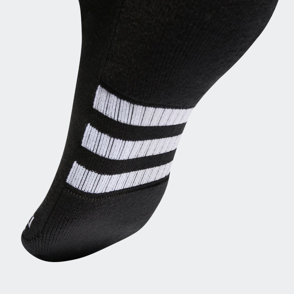 Foto 4 pulgar | Calcetines Clásicos Adidas Performance Cushioned Negras Unisex 3 Pares