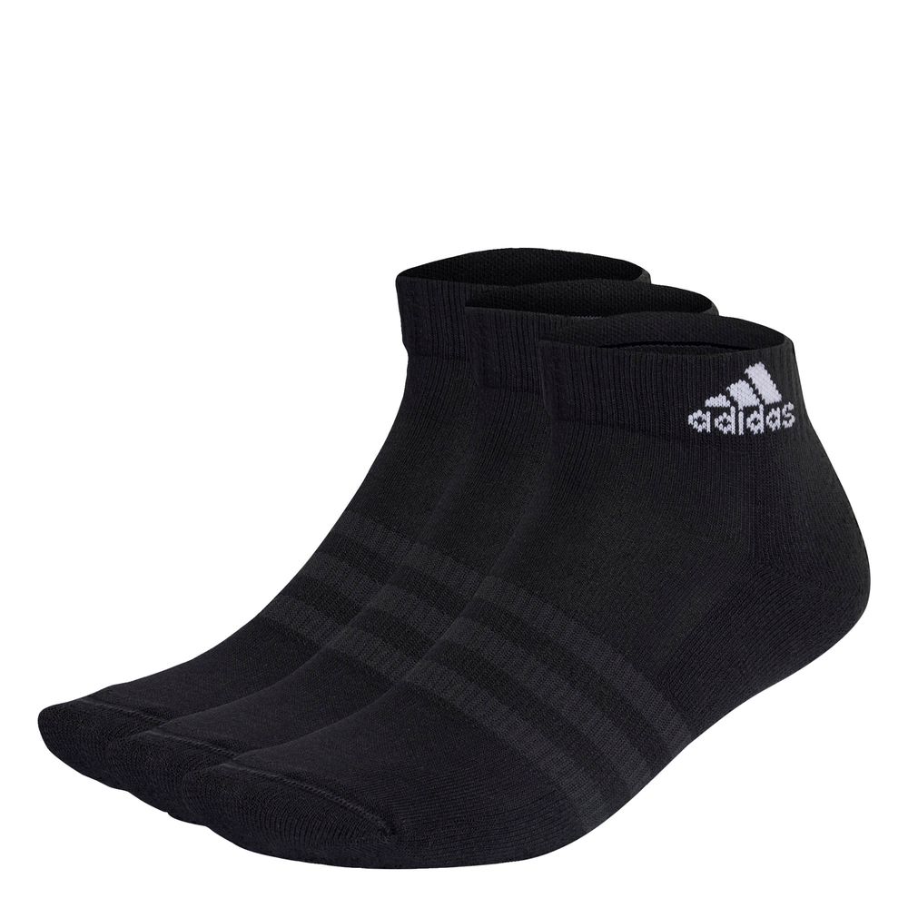 Foto 2 pulgar | Calcetines Adidas Acolchados Sportswear Negros Unisex 3 Pares