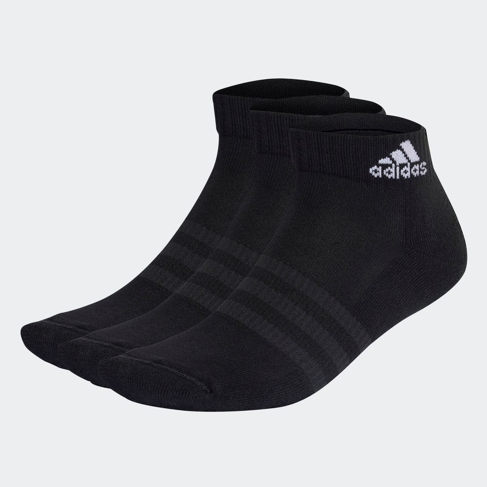 Foto 3 pulgar | Calcetines Adidas Acolchados Sportswear Negros Unisex 3 Pares