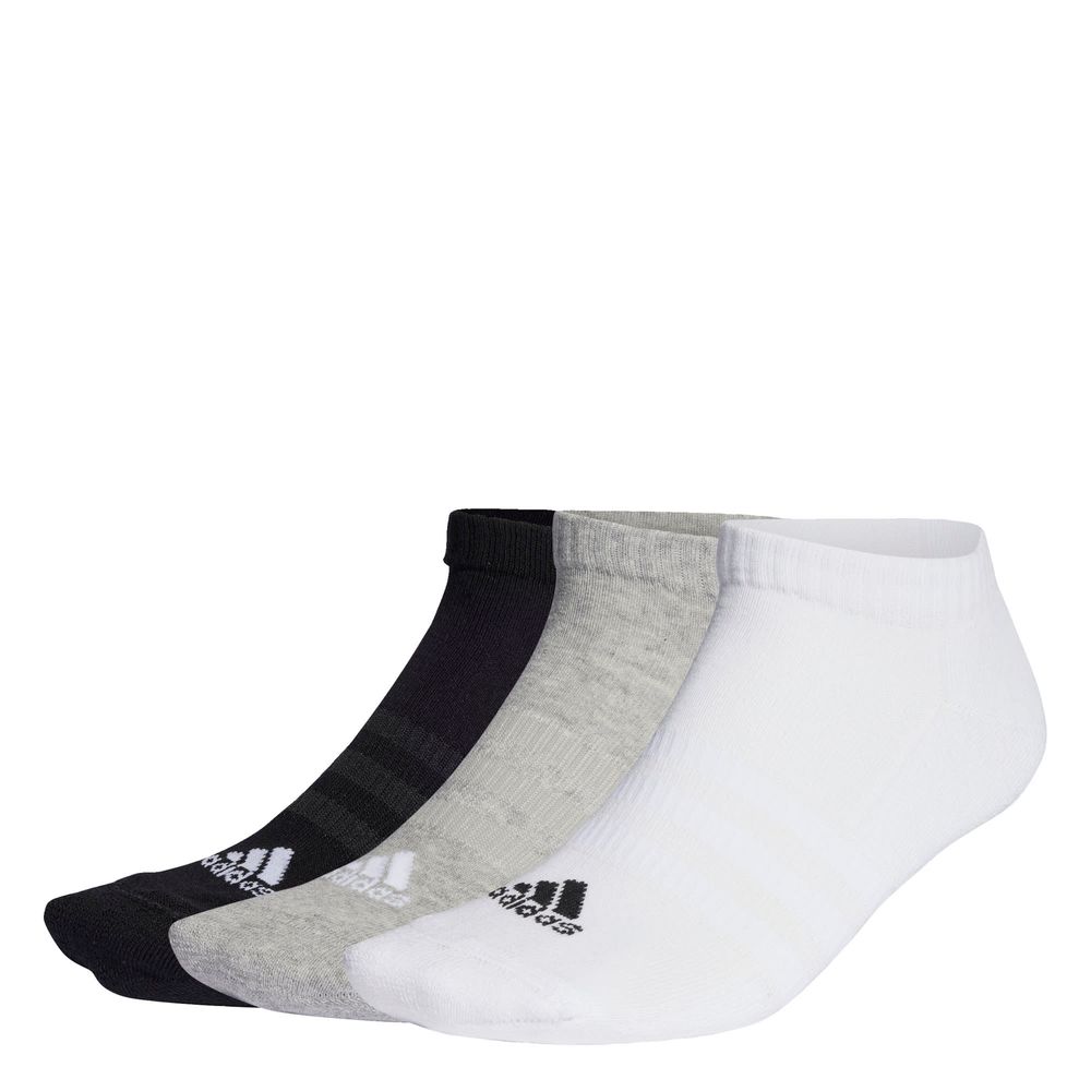 Calcetines Adidas Acolchados Gris 3 Pares Unisex