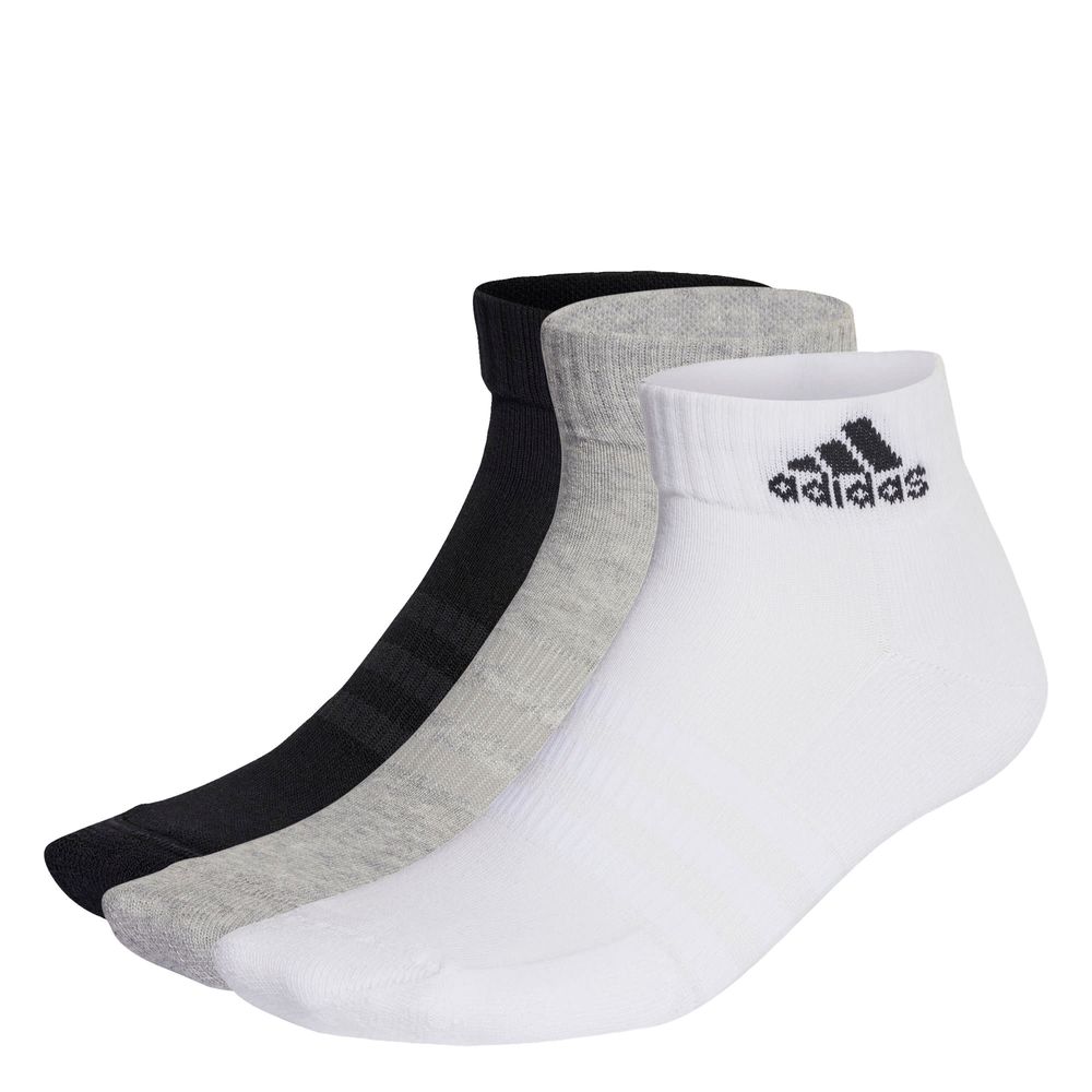 Calcetines Acolchados Adidas Sportswear 3 Pares  Grises Unisex