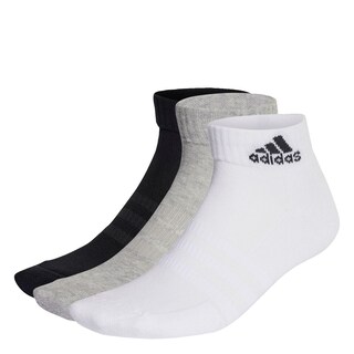 Foto 1 | Calcetines Acolchados Adidas Sportswear 3 Pares Grises Unisex