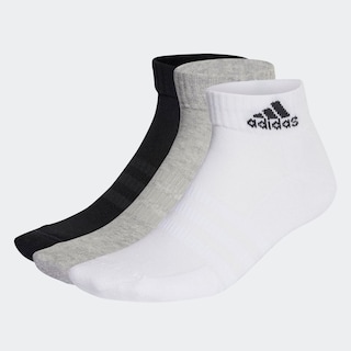 Foto 2 | Calcetines Acolchados Adidas Sportswear 3 Pares Grises Unisex