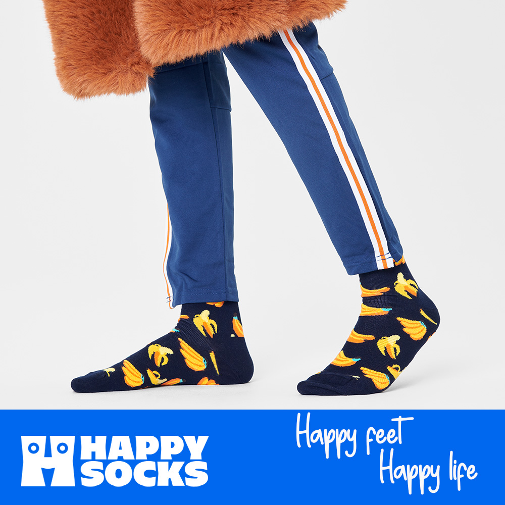 Foto 7 pulgar | Calcetines Happy Socks Diseño Banana Unisex