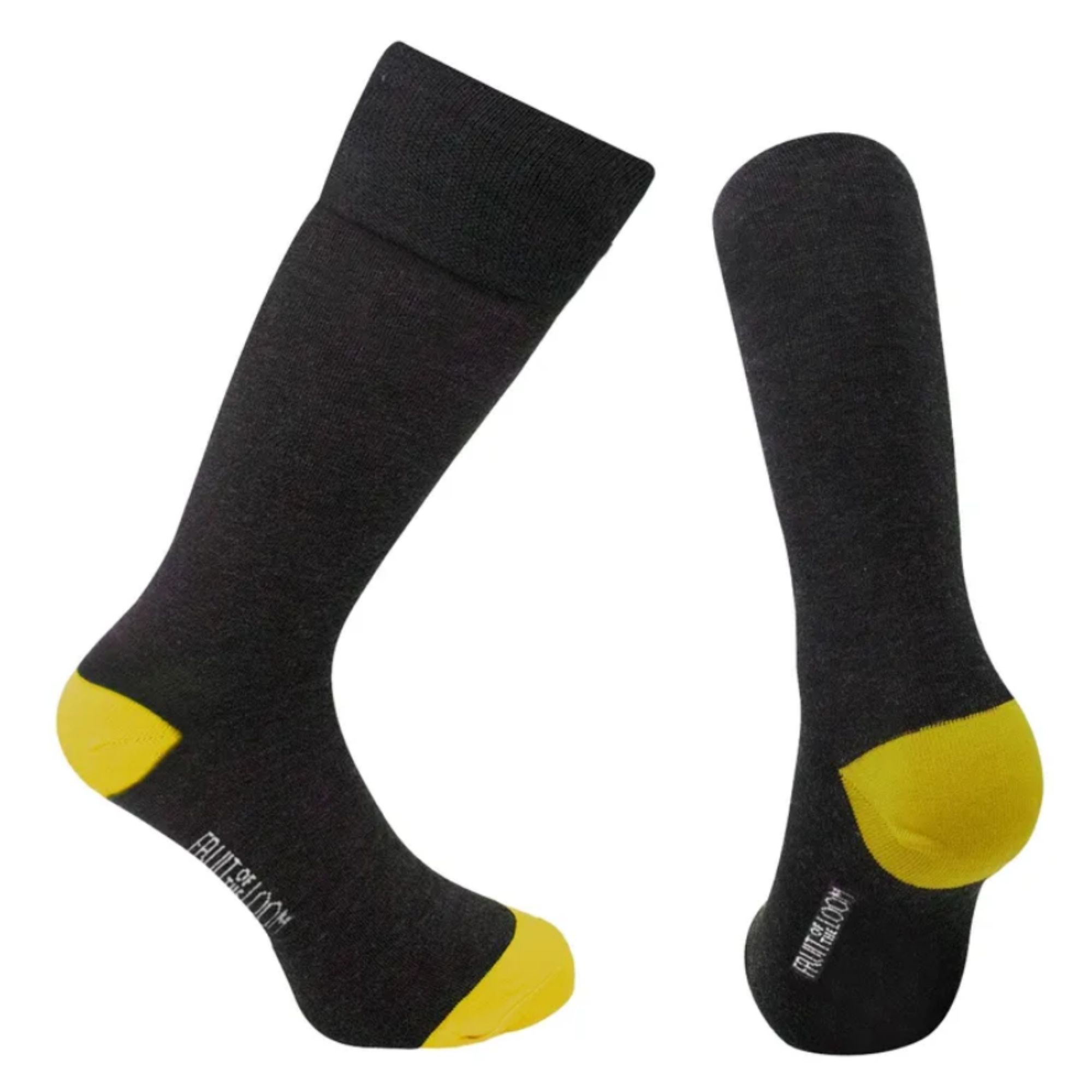 Foto 2 pulgar | Calcetas Largas de Vestir Fruit of the Loom para Hombre 20 Pares