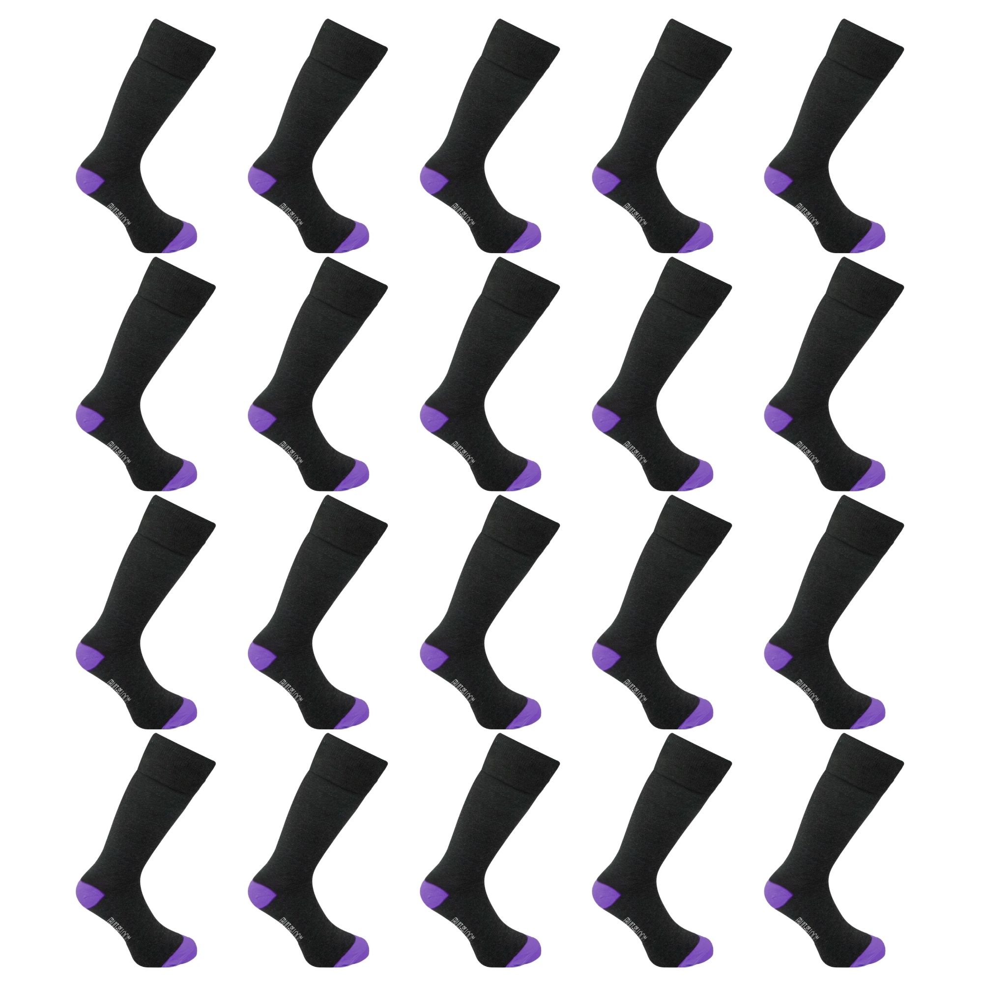 Foto 2 pulgar | Calcetas Deportivas Fruit Of The Loom para Hombre 20 Pares