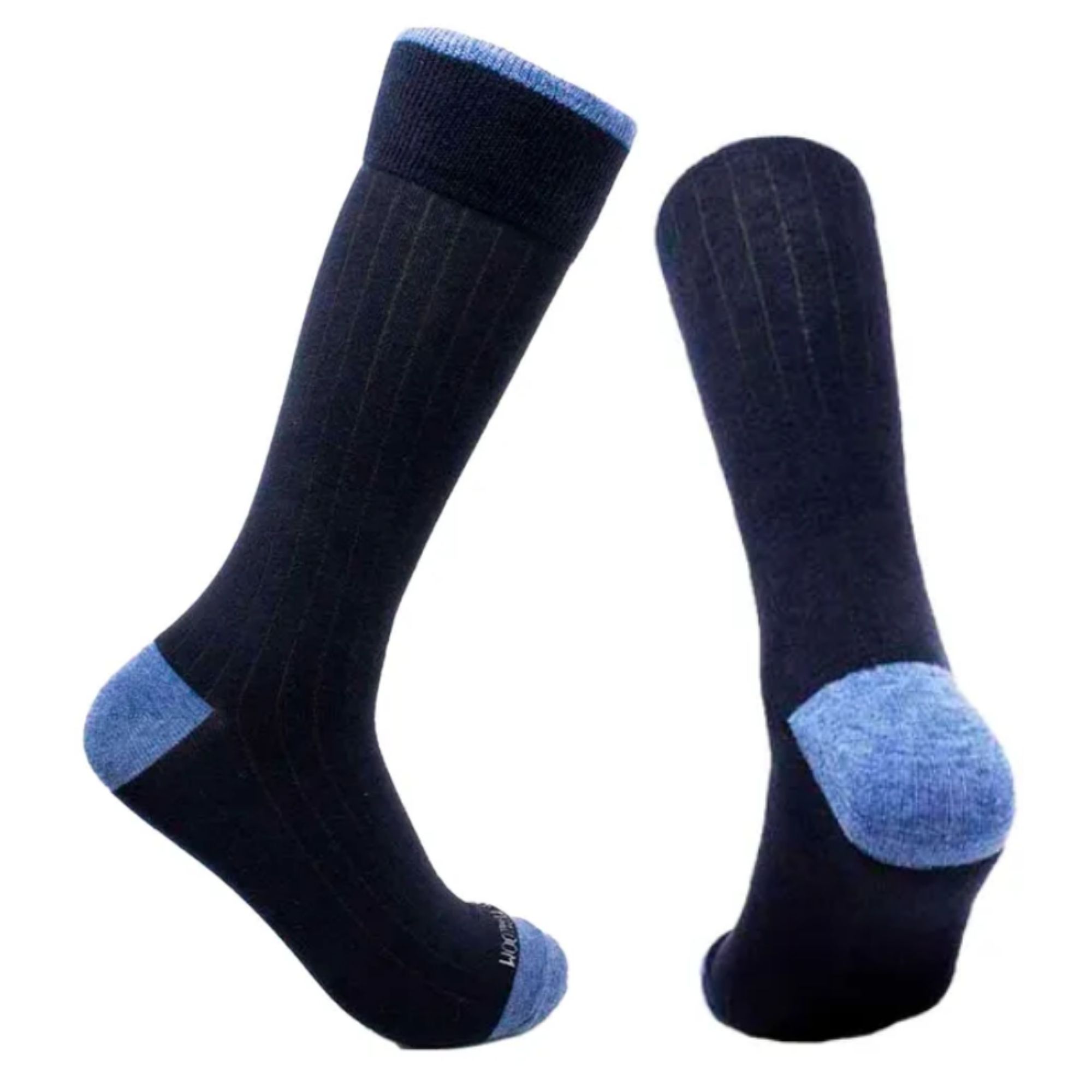 20 Pares De Calcetin Para Hombre, Fruit Of The Loom, Color Azul Marino Con Jeans