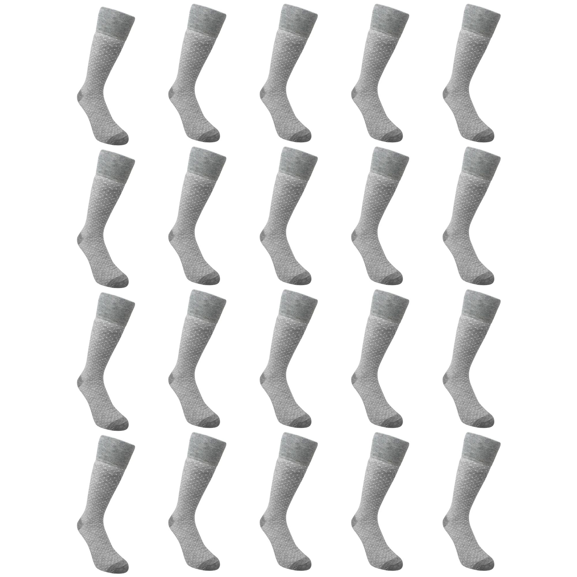 Foto 3 pulgar | 20 Pares De Calcetin Para Hombre, Fruit Of The Loom, Color Jaspe Puntos Blancos