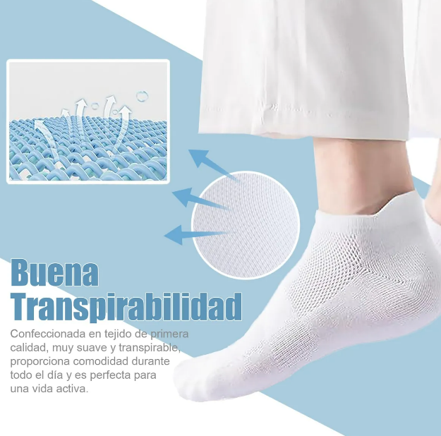 Foto 4 pulgar | Xtellar Pack De 6 Pares De Calcetines Deportivos Unisex