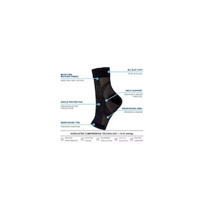 Foto 3 | Set 3 Pares De Calcetines Para Neuropatía, Compresión S/m Eo Safe Imports Esi-14216 Negro